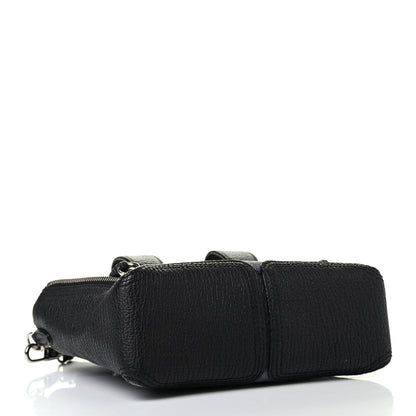 3.1 Phillip Lim Textured Calfskin Denim Mini Pashli Satchel Black 3 of 4