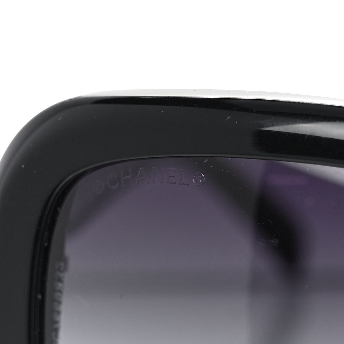 Acetate CC Bow Sunglasses 5171 Black White