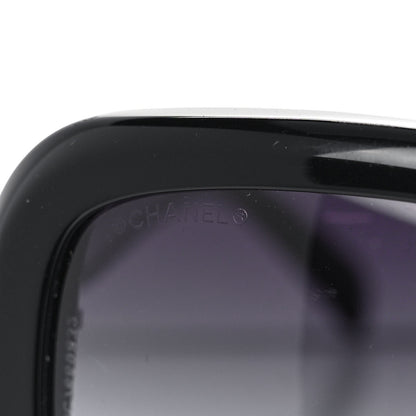 Chanel Acetate CC Bow Sunglasses 5171 Black White 7 of 9