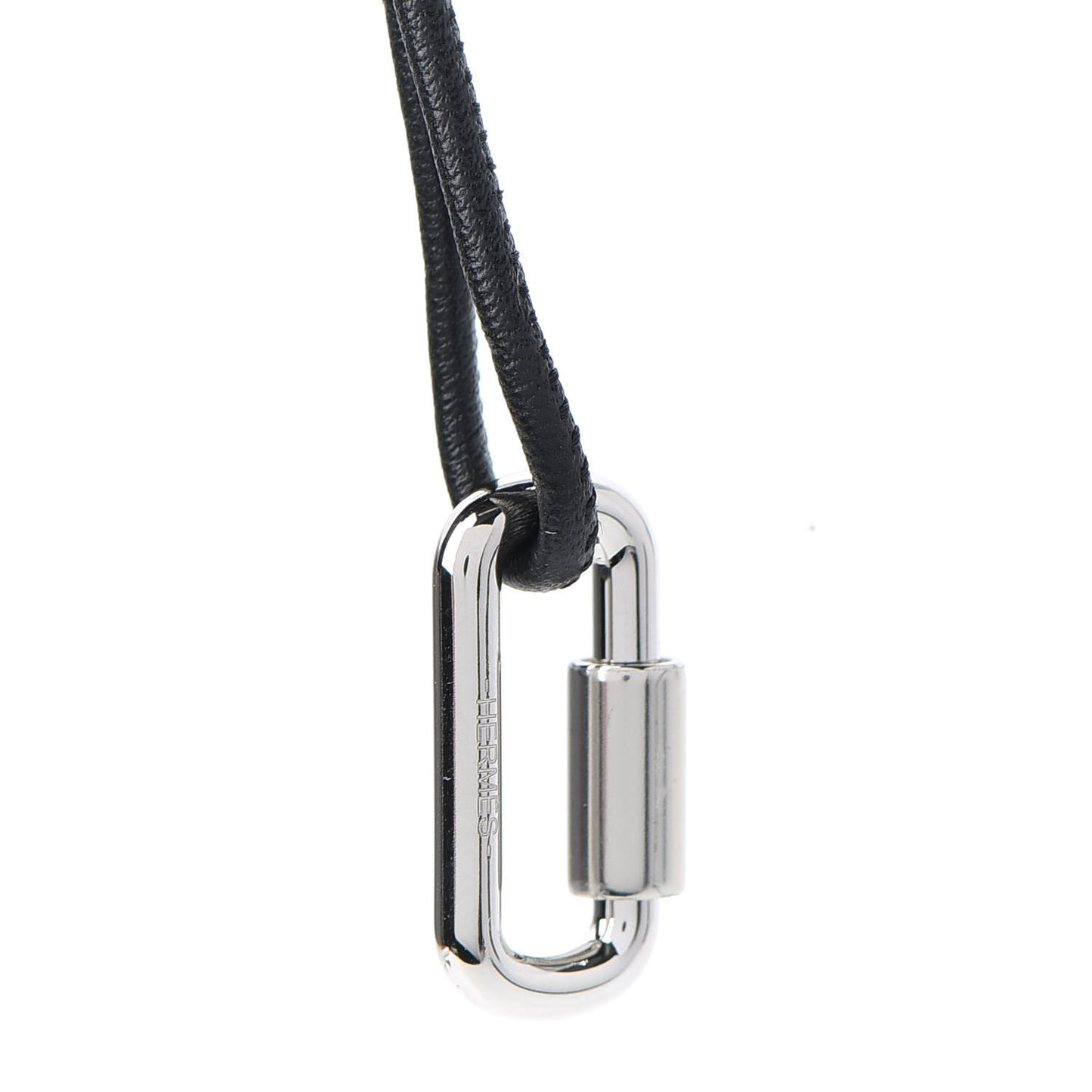 Palladium Kelly Curiosite Charm Pendant Necklace Black