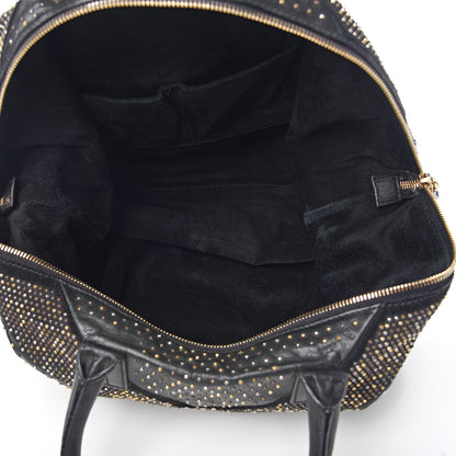 Saint Laurent Calfskin Rock Studded Easy Sac Black 4 of 11