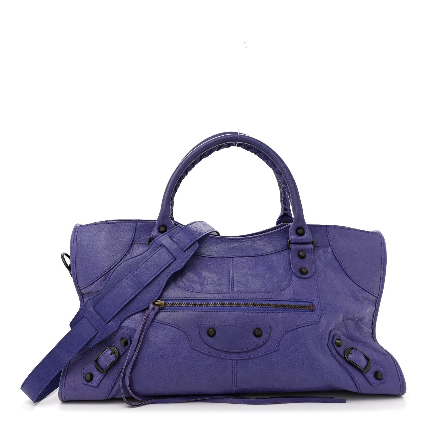 Balenciaga Agneau Classic Hardware Part Time Bleu Lavande 1 of 14