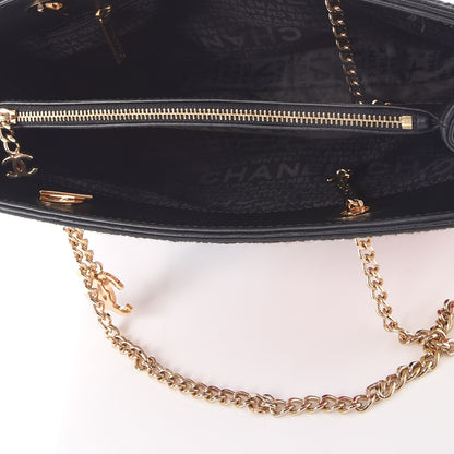Chanel Needlepoint Precious Symbols Shoulder Bag Black 5 of 12