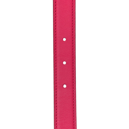 Hermes Swift Epsom 24mm Gamma Belt 75 Rose Mexico Rouge H 6 of 9