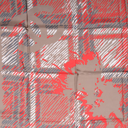 Chanel Silk CC Square Scarf 6 of 10