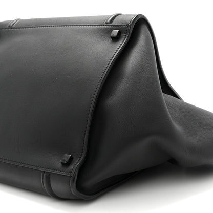 Celine Grained Calfskin Medium Phantom Luggage Black 10 of 11