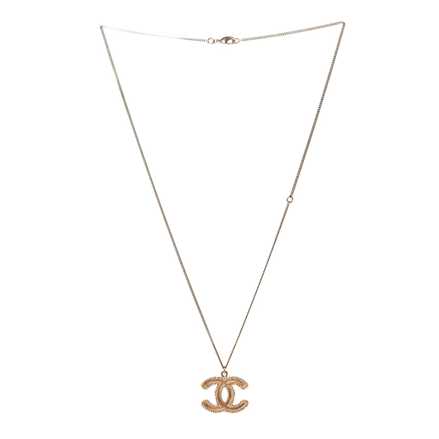 CC Necklace Matte Gold