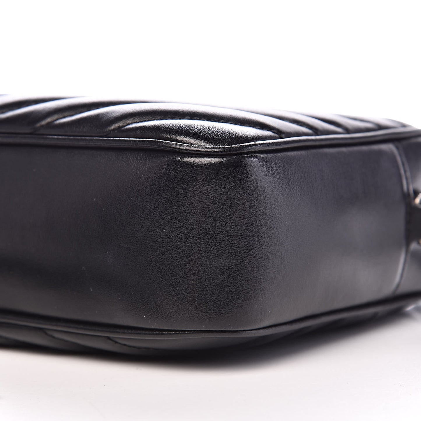 Calfskin Matelasse Monogram Lou Camera Bag Black