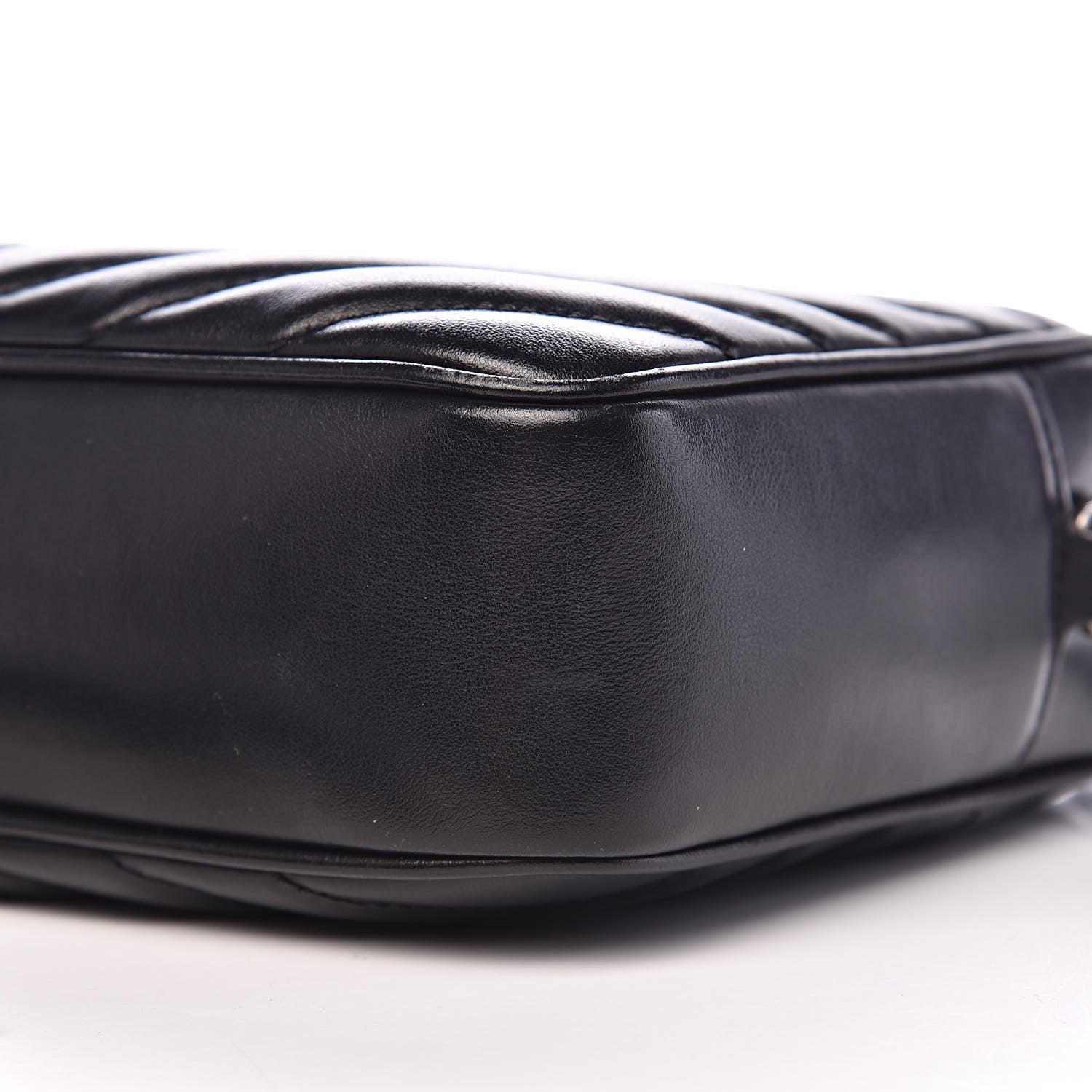 Saint Laurent Calfskin Matelasse Monogram Lou Camera Bag Black 12 of 16