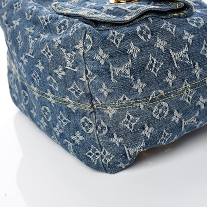 Louis Vuitton Denim Sac a Dos Backpack GM Blue 6 of 11