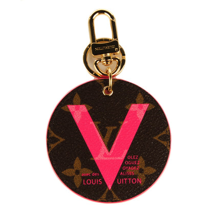 Louis Vuitton Monogram Illustre V Bag Charm Key Ring Grenade 1 of 8
