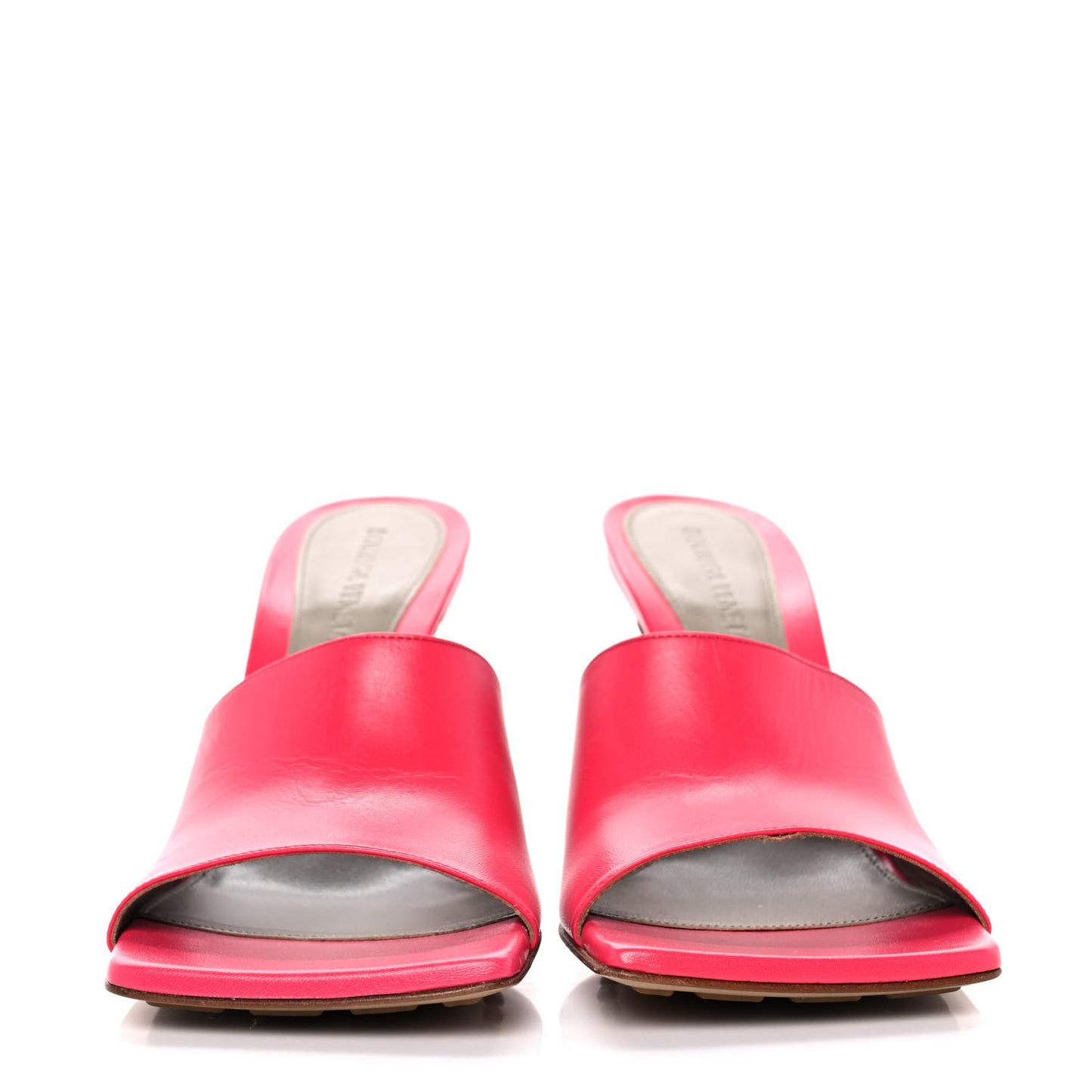 Lambskin Stretch Mule Sandals 39 Lollipop