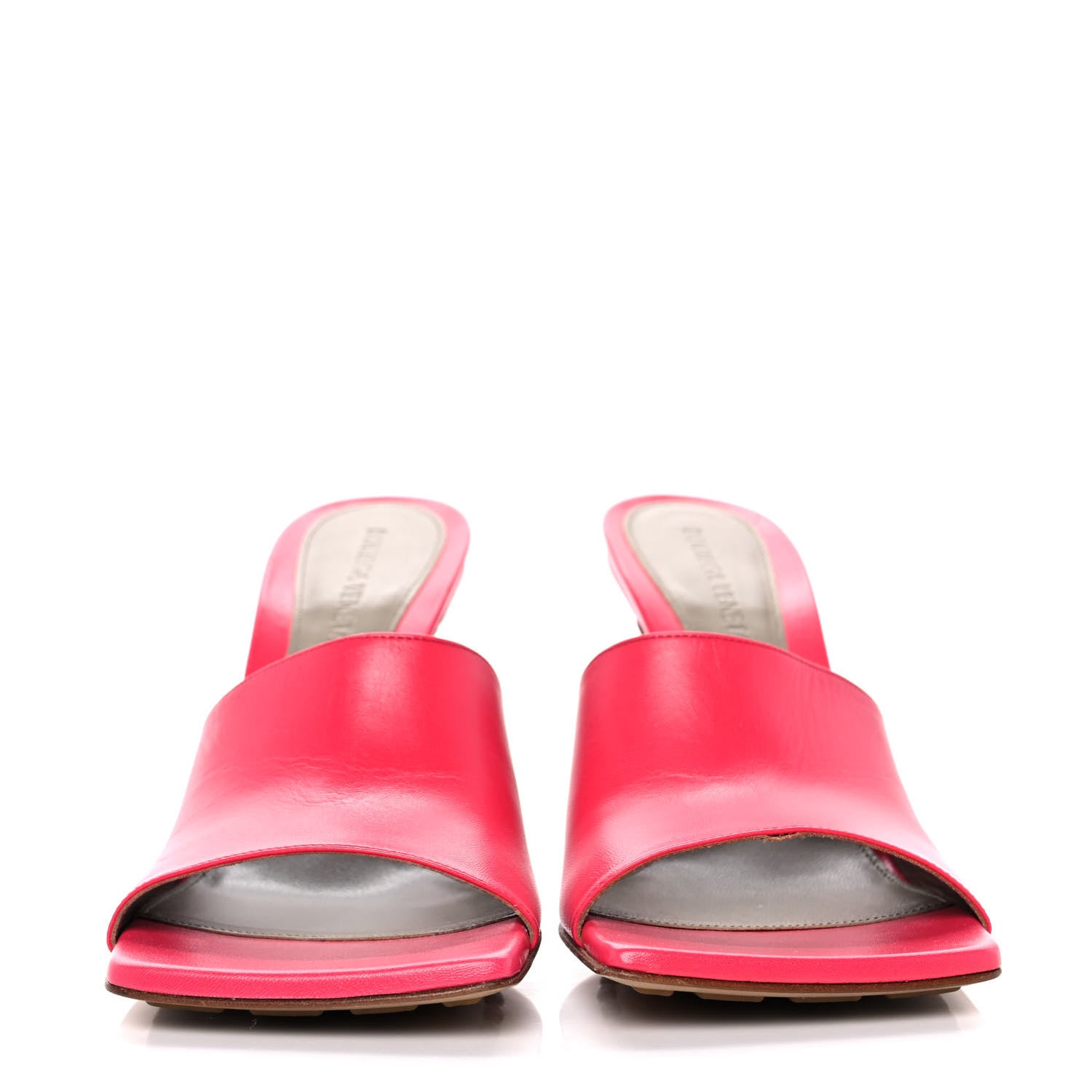 Bottega Veneta Lambskin Stretch Mule Sandals 39 Lollipop 2 of 8