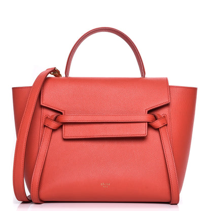 Celine Baby Grained Calfskin Micro Belt Bag Poppy 1 of 8