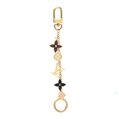 Louis Vuitton Monogram Spring Street Bag Charm Key Holder Gold 1 of 8