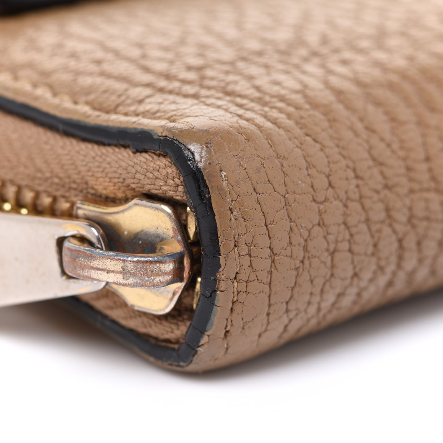 Chloe Grained Lambskin Drew Long Wallet with Flap Nut 8 of 15