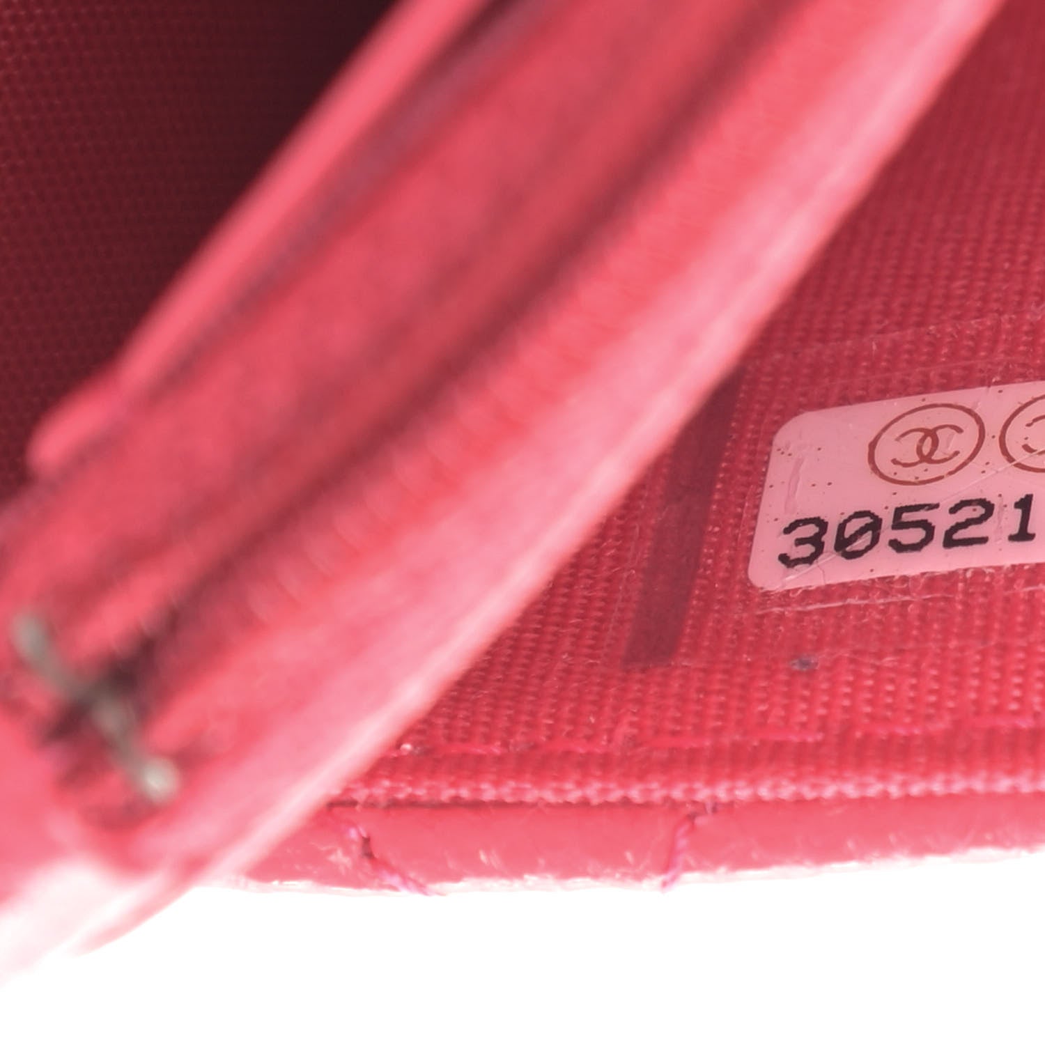 Chanel Caviar Quilted French New Wave Chain CC Wallet On Chain WOC Pink 18 of 27