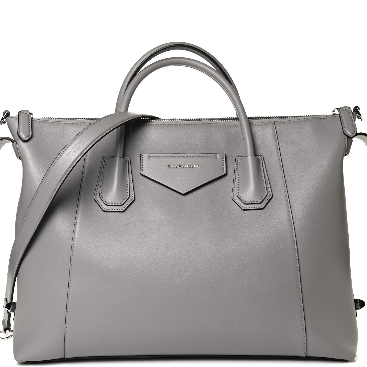 Givenchy Soft Calfskin Medium Soft Antigona Pearl Grey 8 of 14