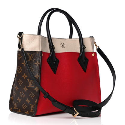 Louis Vuitton Calfskin Monogram On My Side Pirate Red 3 of 12