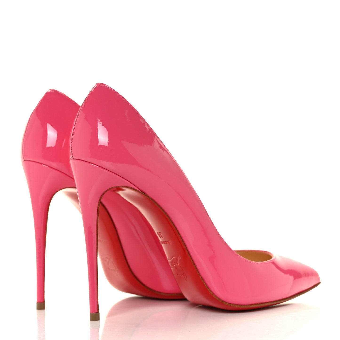 Patent Pigalle Follies 100 Pumps 38 Pinky