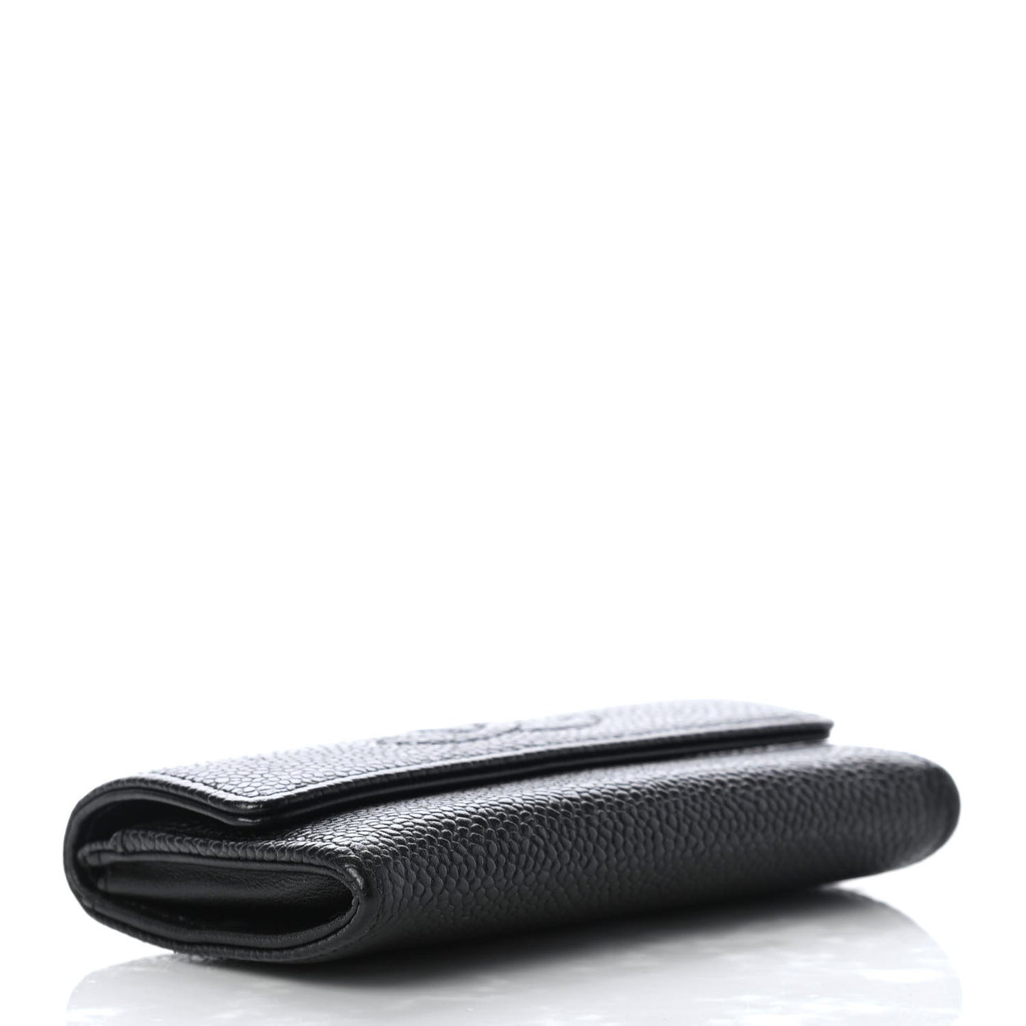 Caviar Timeless CC Flap Card Holder Black