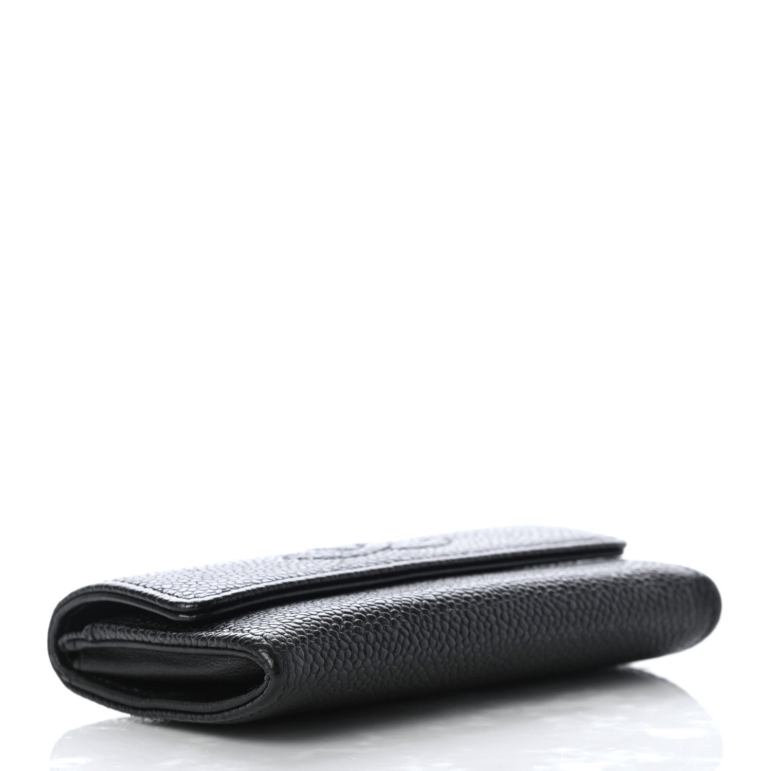 Chanel Caviar Timeless CC Flap Card Holder Black 3 of 5