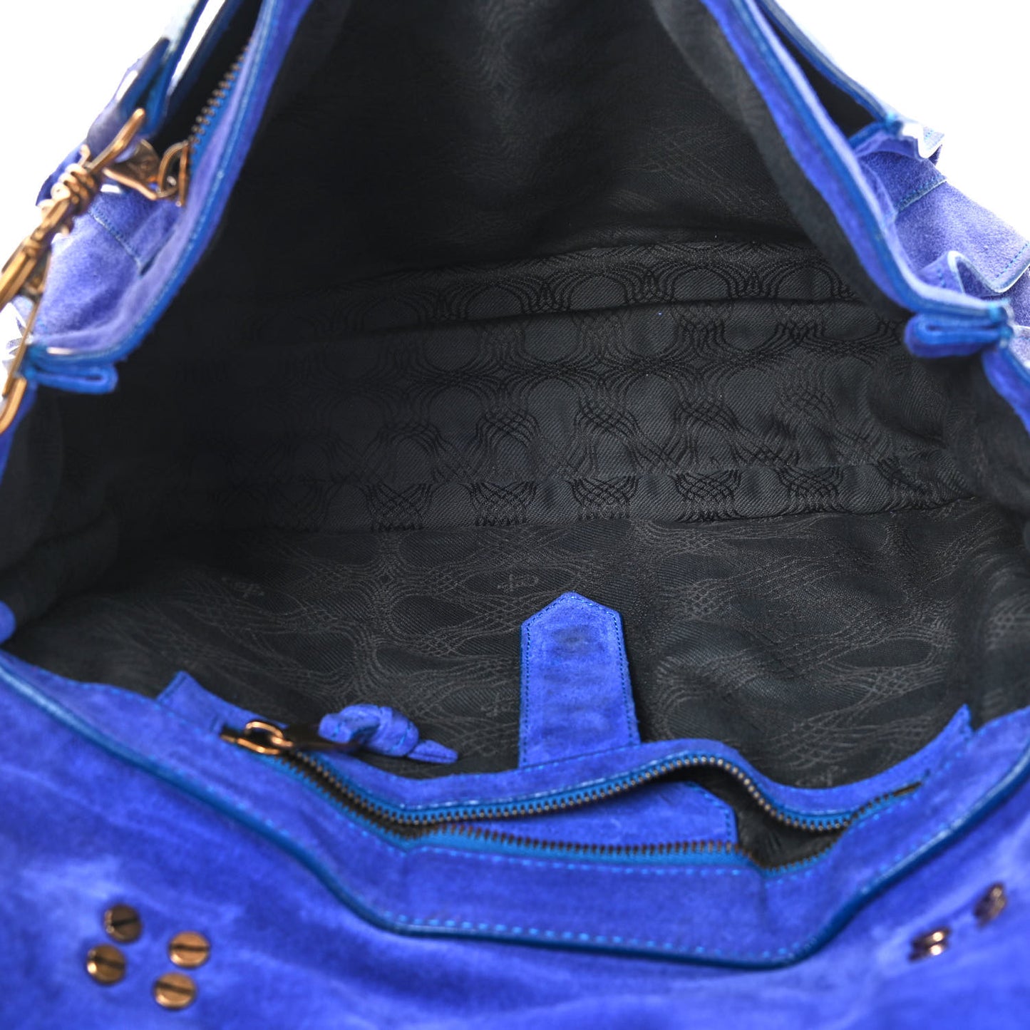 Suede Medium PS1 Satchel Royal Blue
