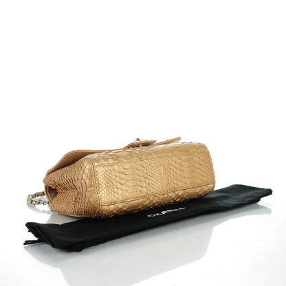 Chanel Python Medium Soho Flap Gold 4 of 9