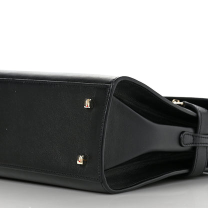 Delvaux Calfskin MM Tempete Satchel Black 9 of 10