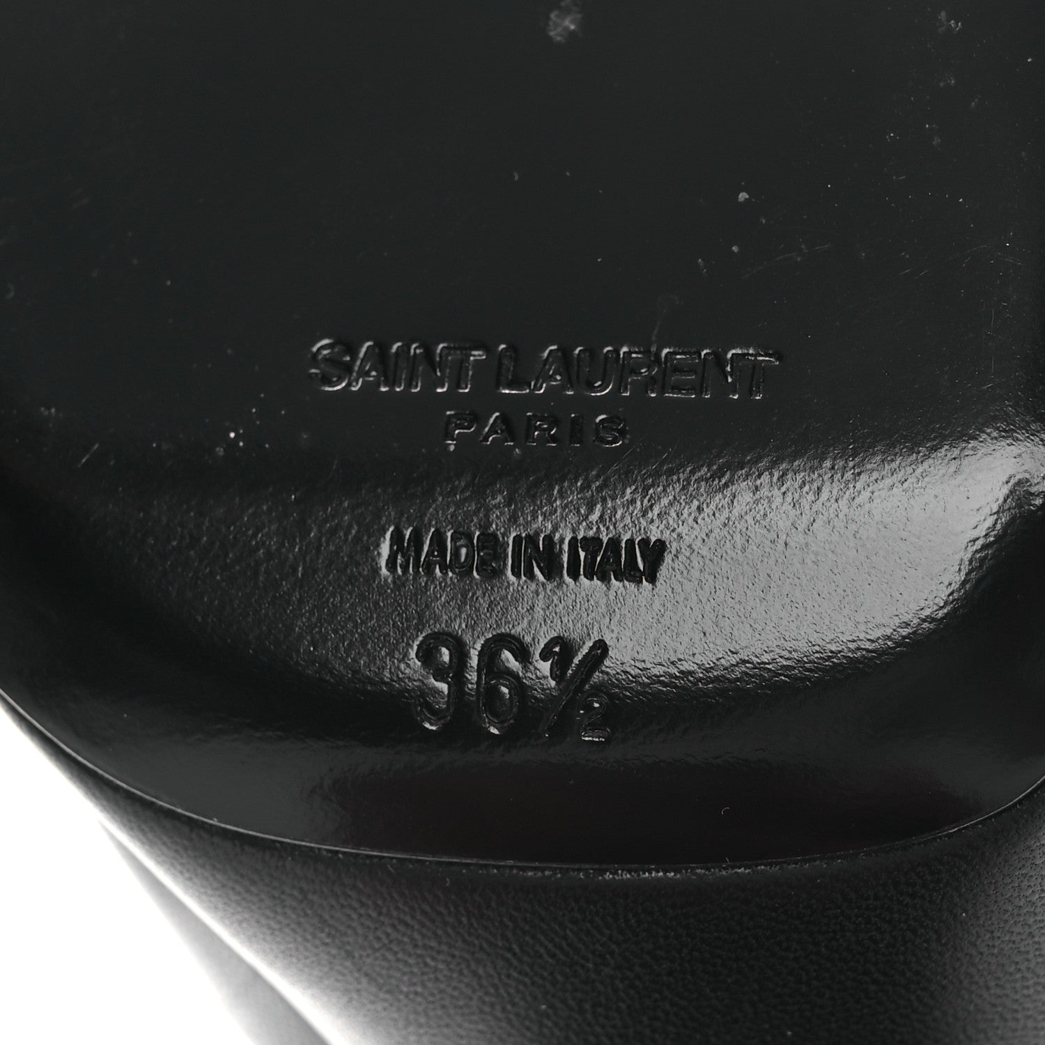 Saint Laurent Vendome Bianca 85 Platform Sandals 36.5 Black 8 of 12