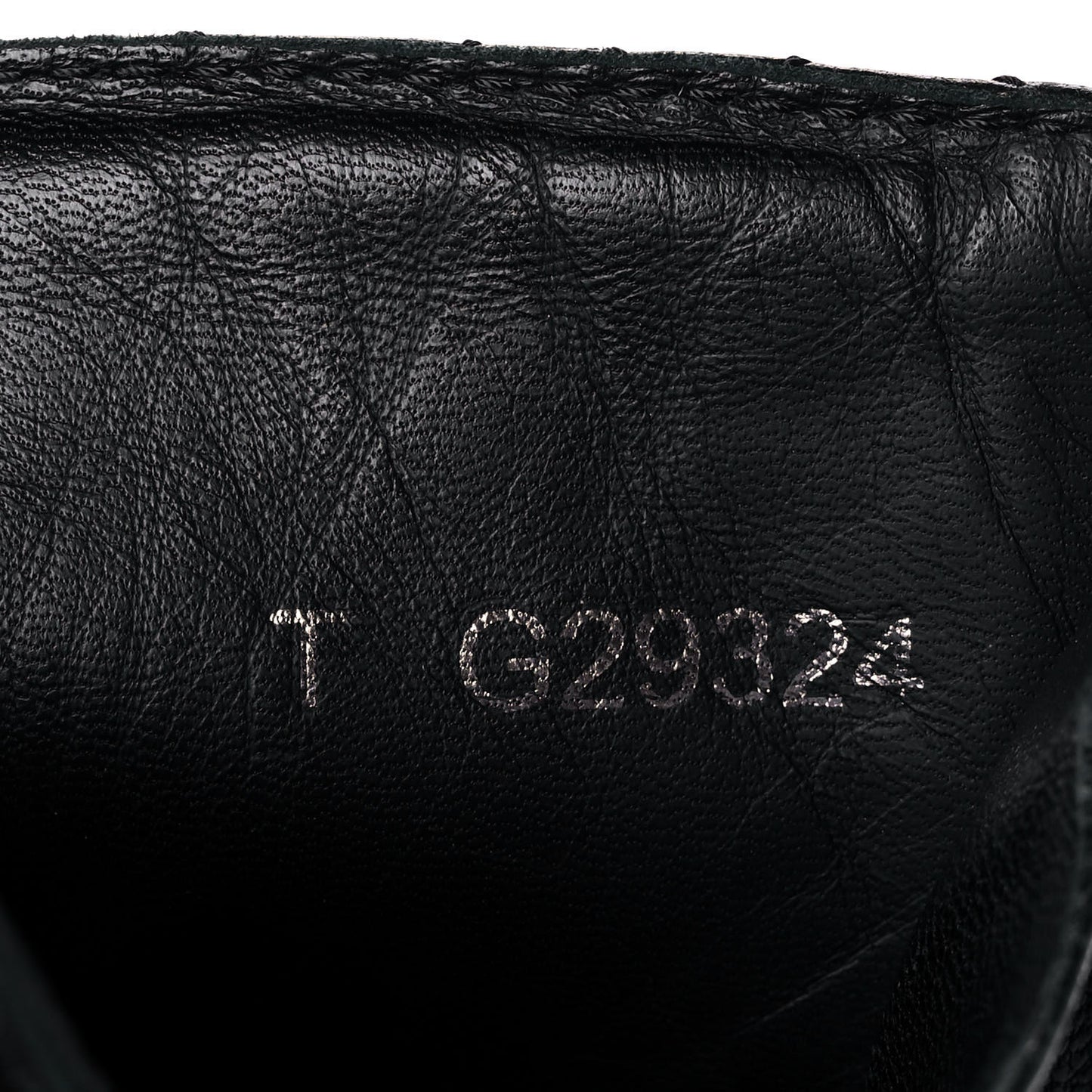 Calfskin Quilted Lace Up Combat Boots 36 Black