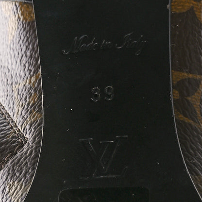 Louis Vuitton Patent Calfskin Monogram Star Trail Ankle Boots 39 Black 7 of 11