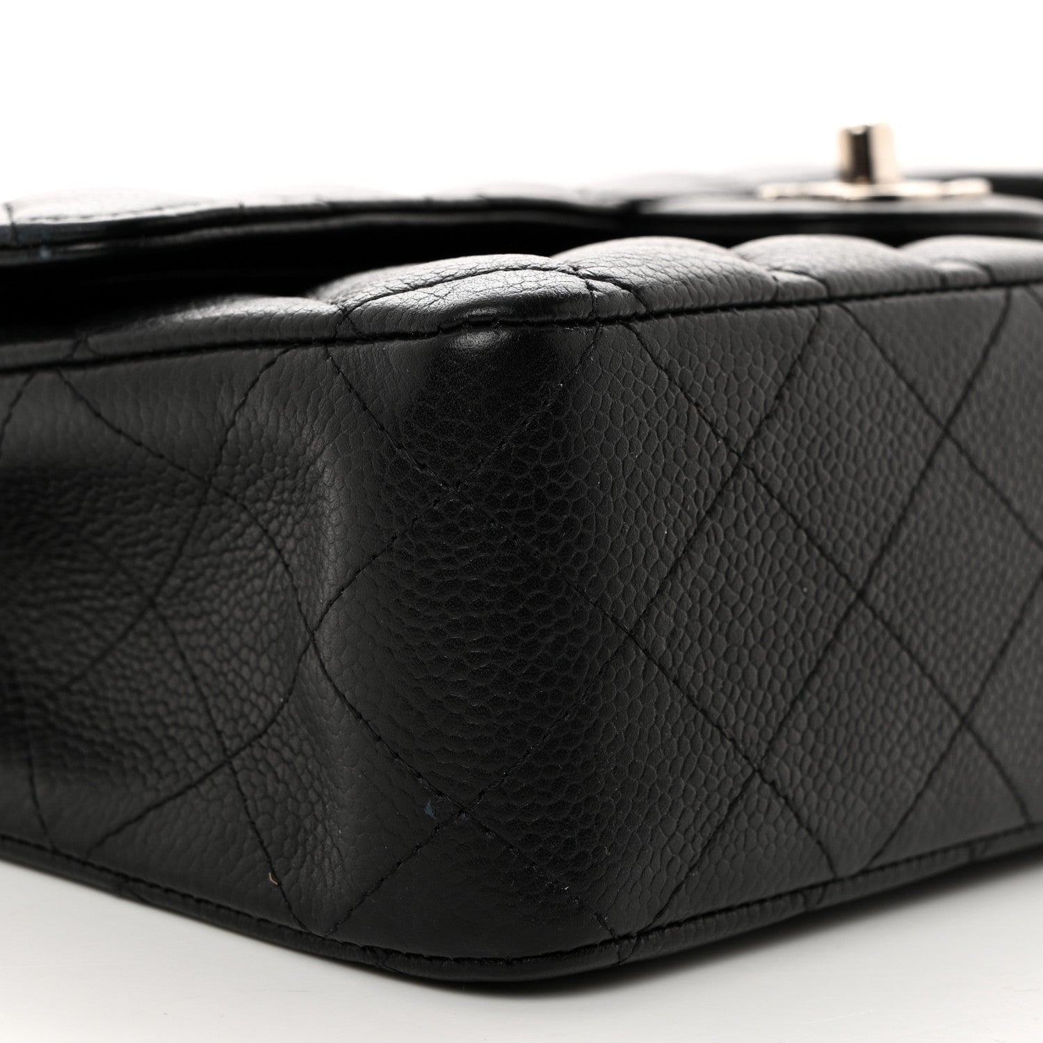 Chanel Caviar Quilted Medium Double Flap Black 9 of 10
