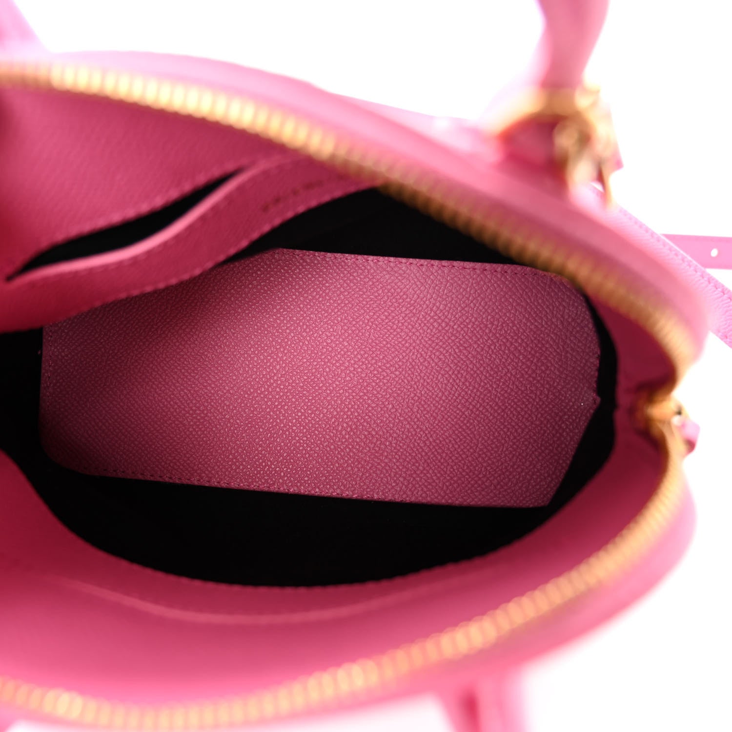 Balenciaga Signature Grained Calfskin Logo XXS Ville Top Handle Bag Rose Bubblegum Black 5 of 10