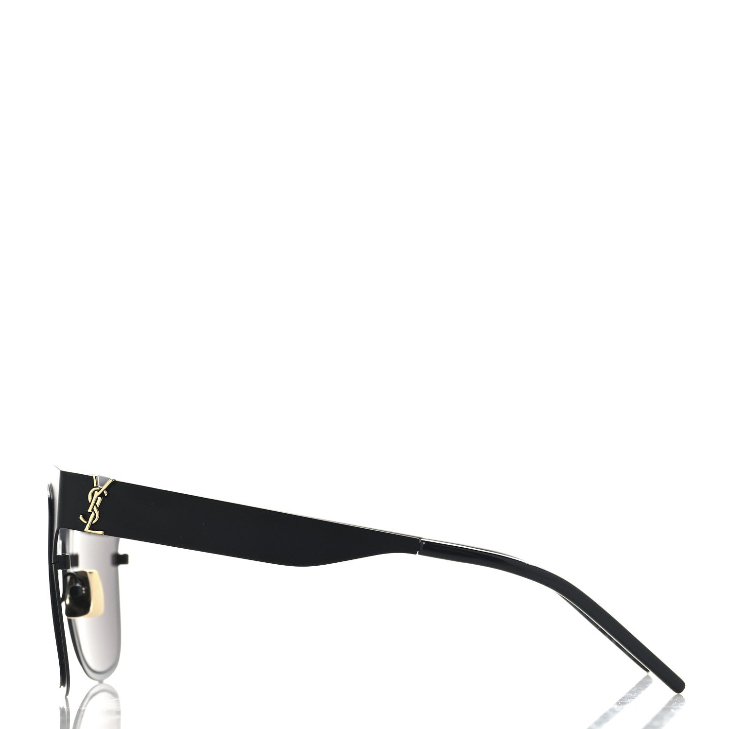 Saint Laurent Acetate Square SL M41 Sunglasses Black 3 of 7