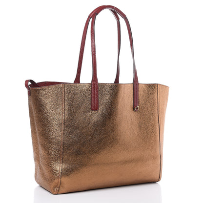 MCM Grained Calfskin Medium Reversible Wandel Tote Ruby 5 of 13