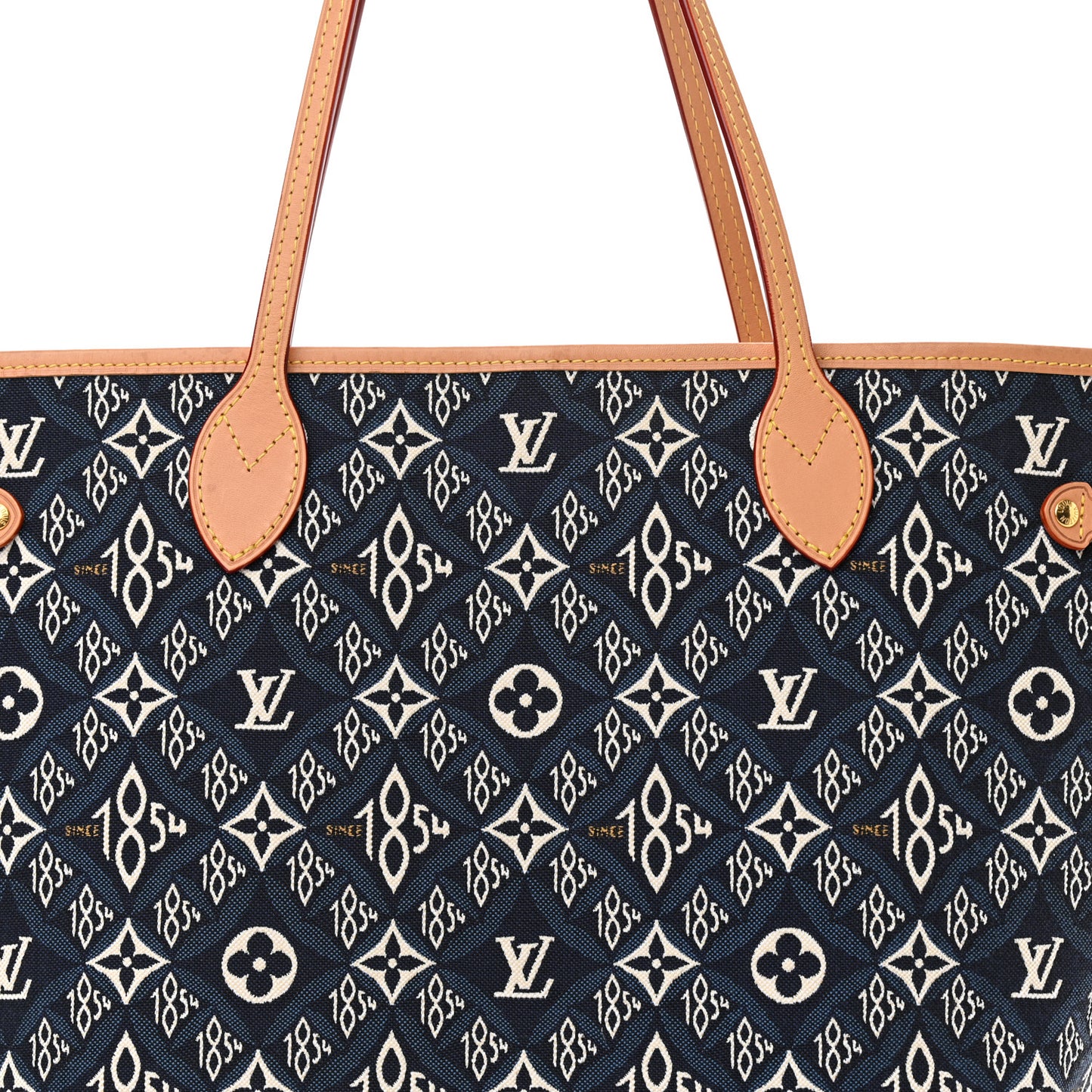 Jacquard Since 1854 Neverfull MM Blue