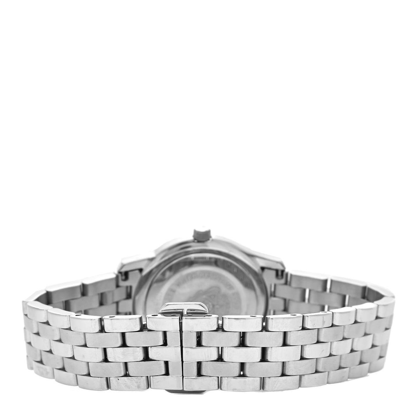 Stainless Steel Diamond 27mm 5500L Quartz Watch Black