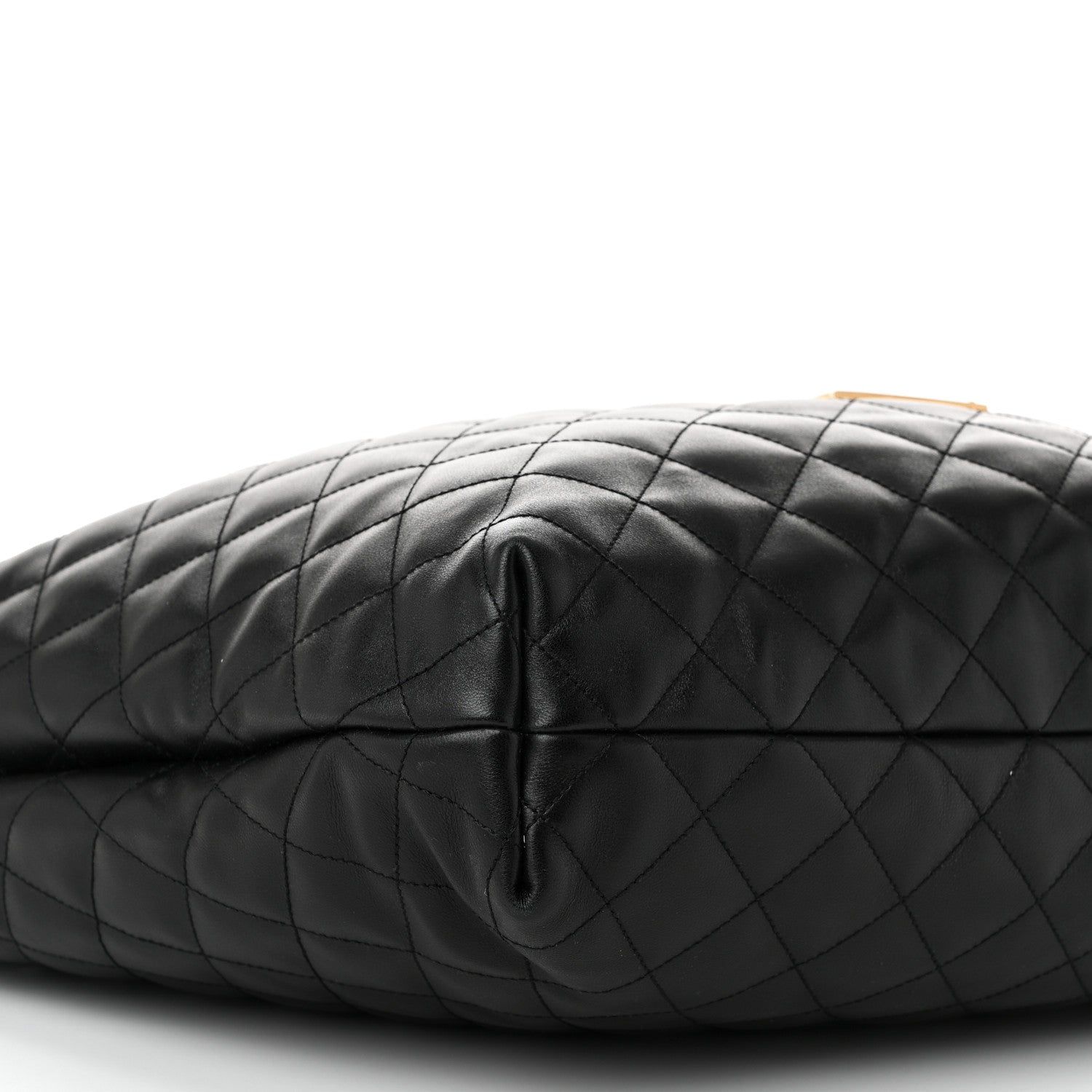 Saint Laurent Lambskin Quilted Maxi Icare Shopping Tote Black 10 of 11