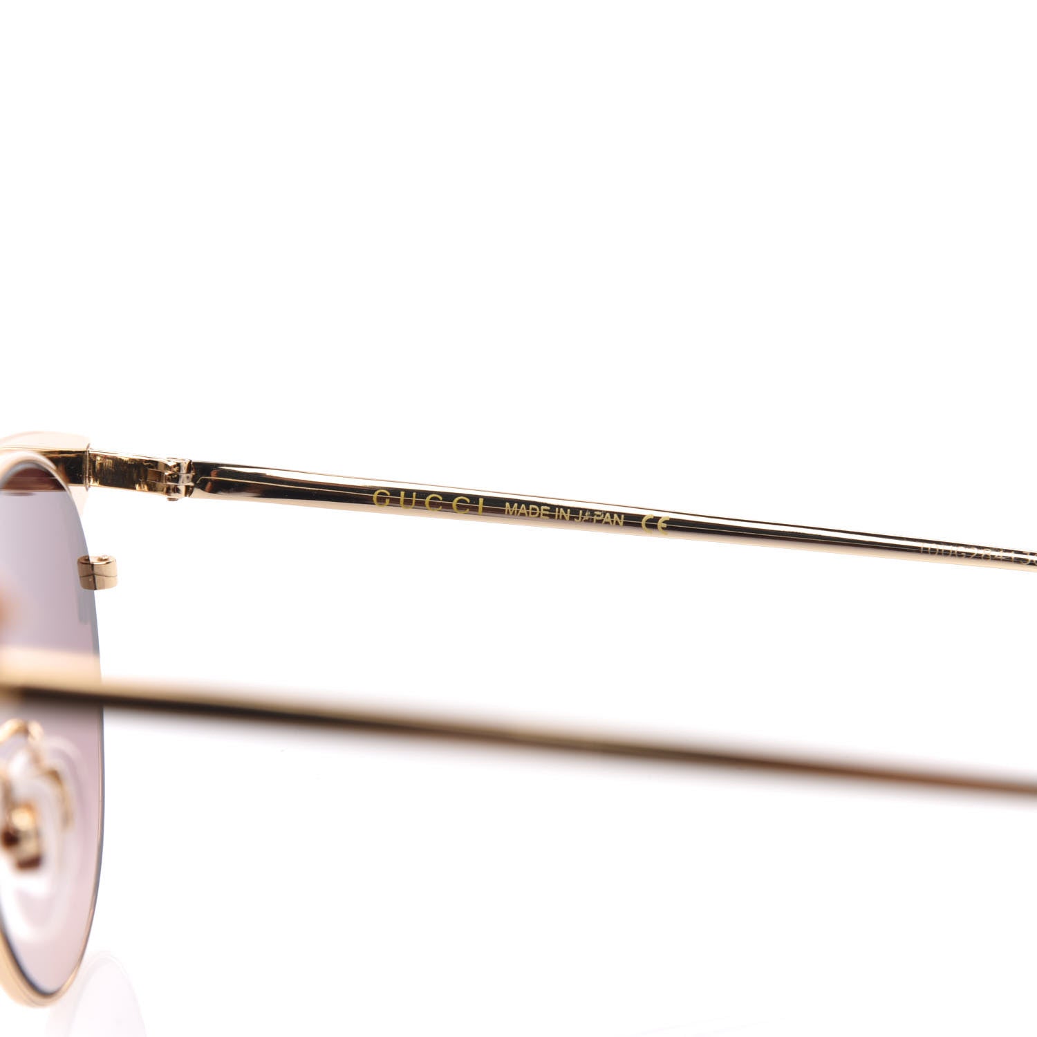 Gucci Cat Eye Sunglasses GG0402SK Red Gold 5 of 8