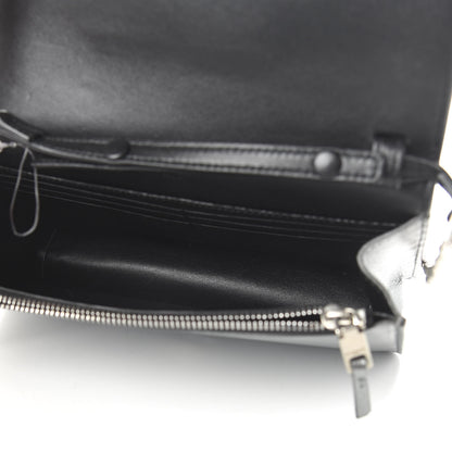 Givenchy Metallic Lambskin Emblem Chain Wallet Silver 5 of 10