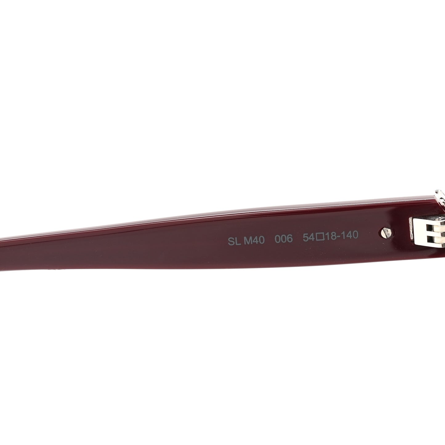 Acetate Square SL M40 Sunglasses Burgundy