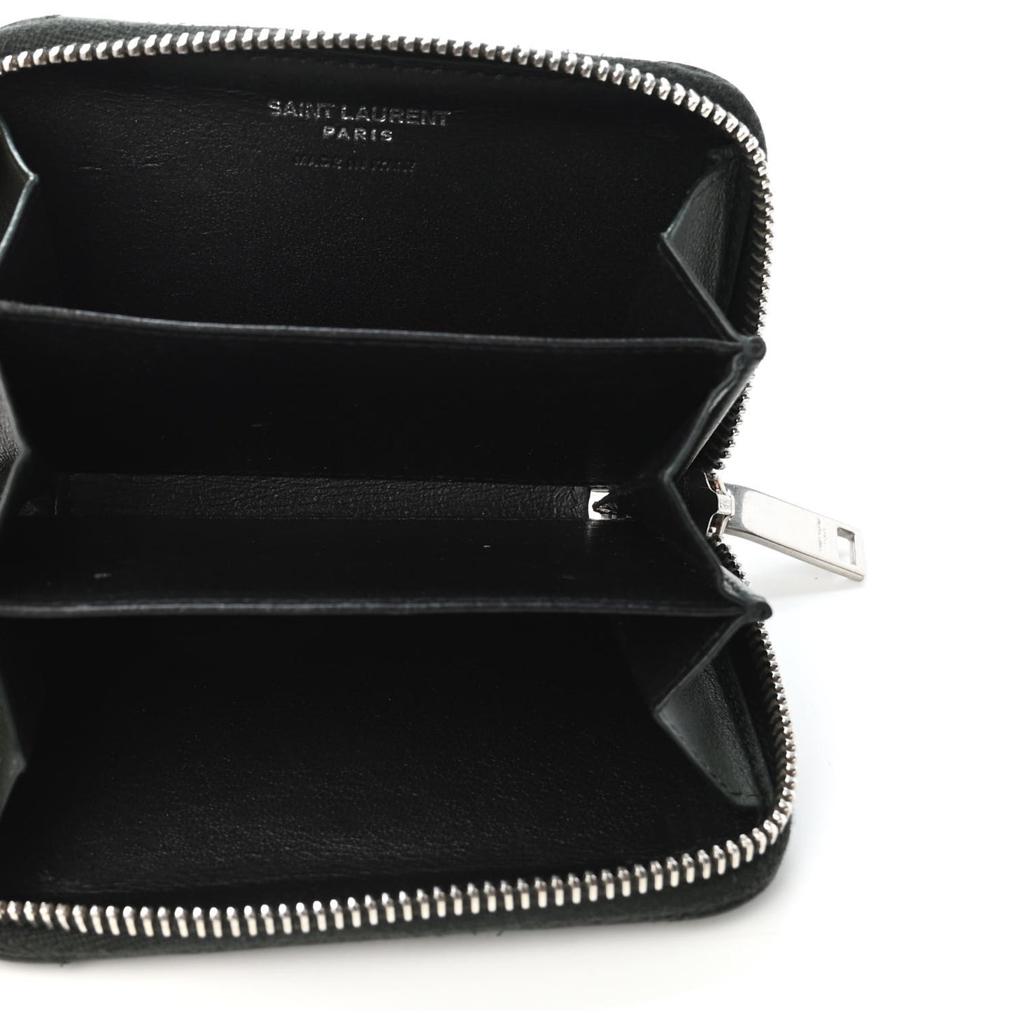 Lambskin Y Quilted Monogram LouLou Zip Coin Purse New Vert Fonce