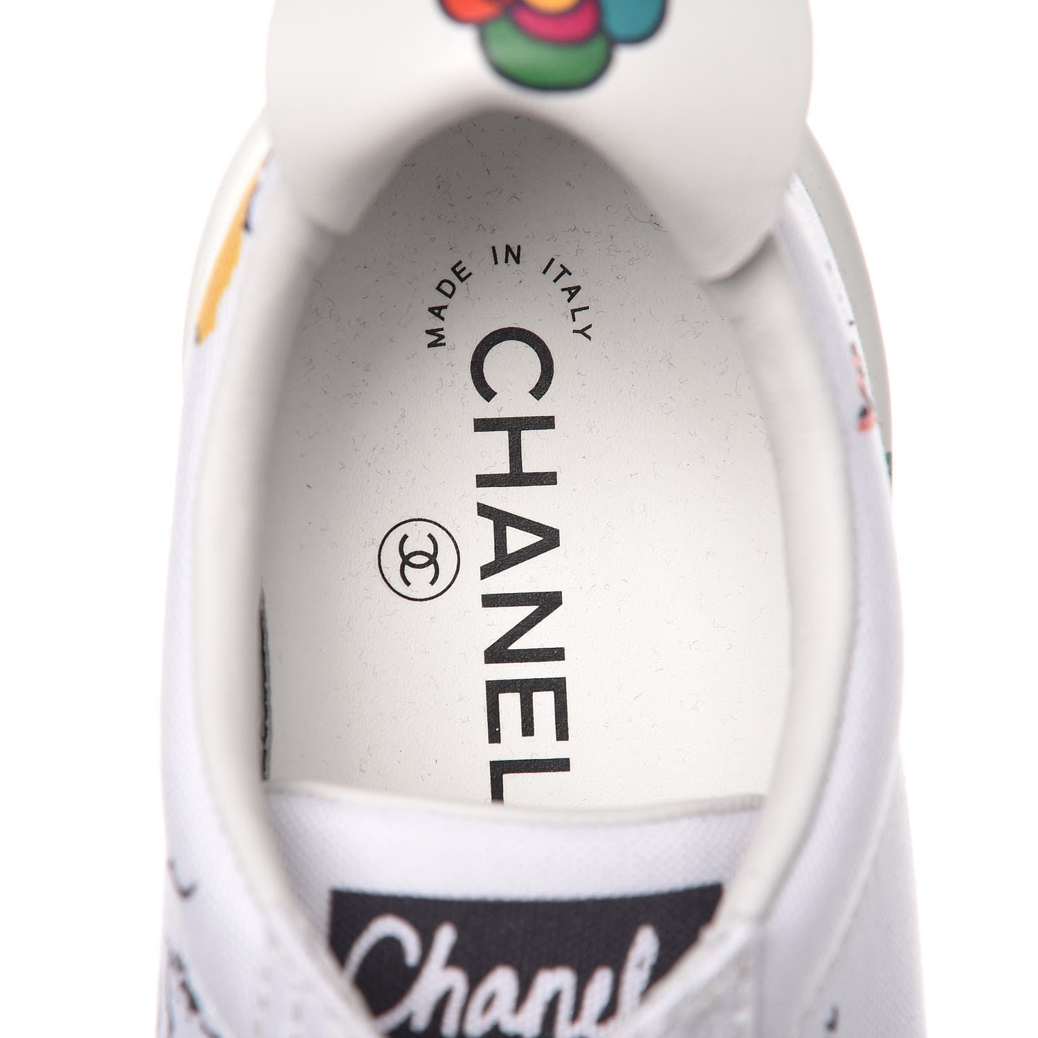 Chanel x Pharrell Williams Womens Canvas Sneakers 38.5 White 7 of 10