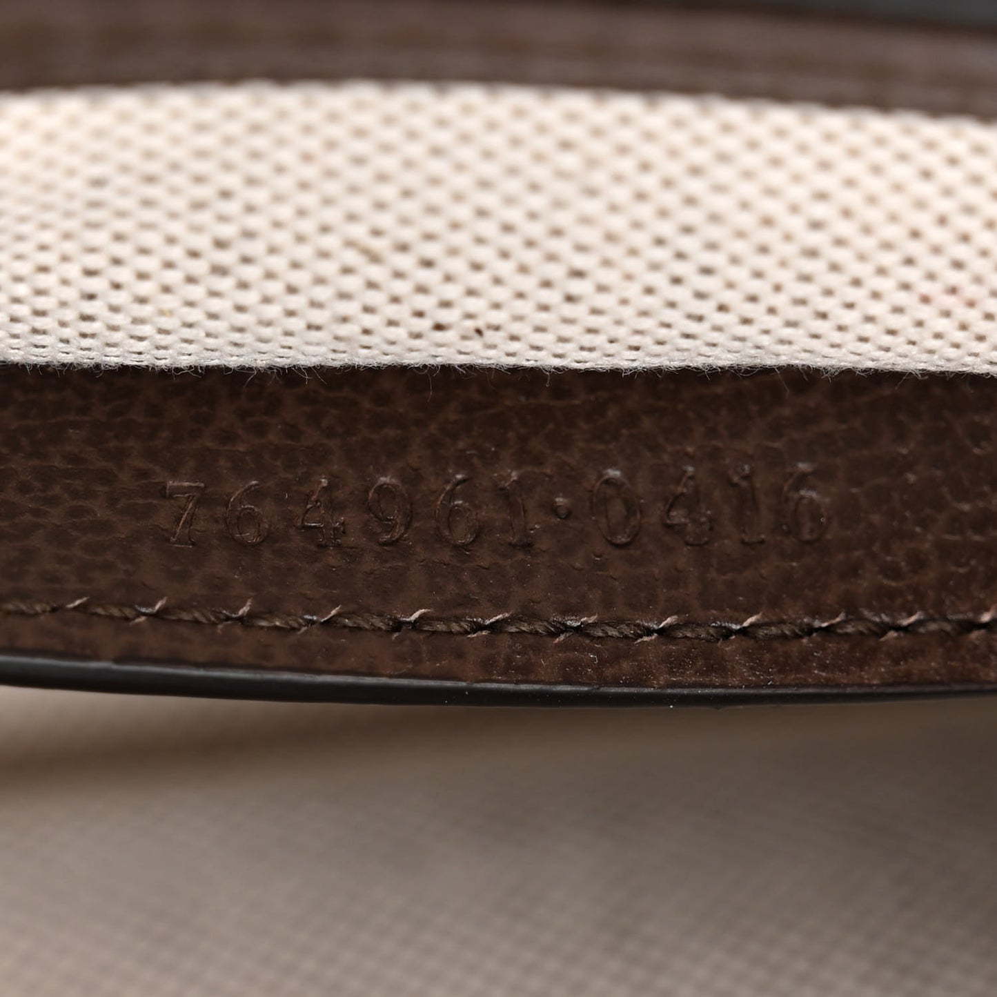 GG Supreme Monogram Textured Dollar Calfskin Web Mini Ophidia Envelope Shoulder Bag Beige Ebony