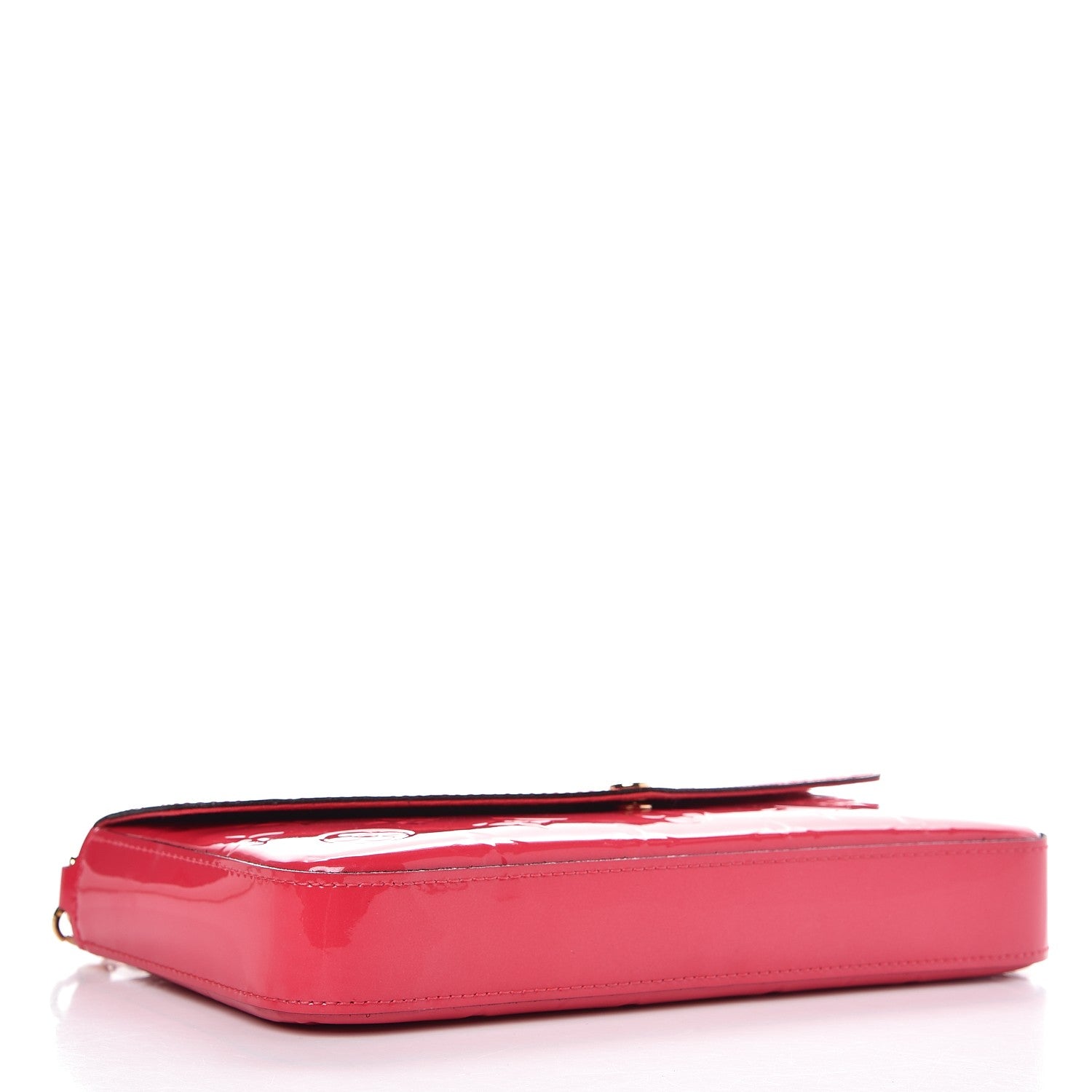 Louis Vuitton Vernis Felicie Pochette Chain Wallet Hot Pink 4 of 8