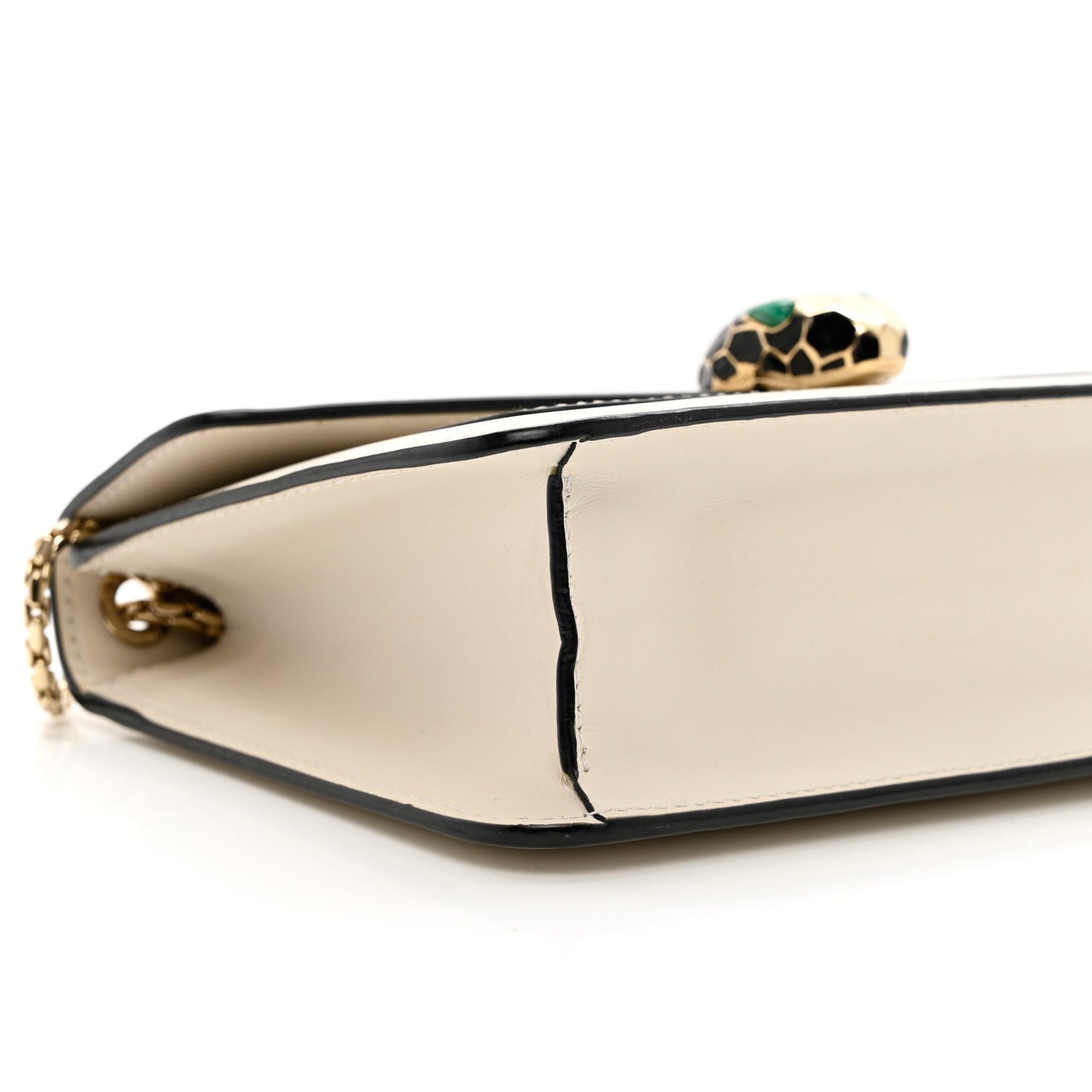 Calfskin Serpenti Forever Crossbody Bag White
