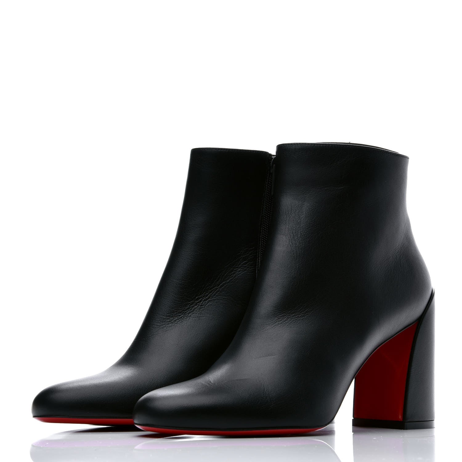 Christian Louboutin Calfskin Turela 85 Ankle Boots 39.5 Black 3 of 10