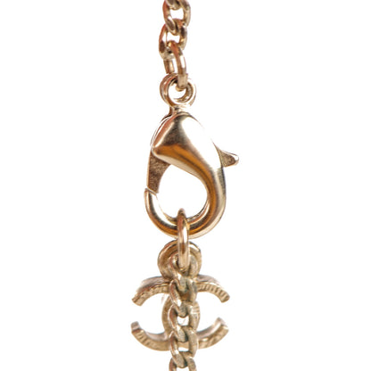 Chanel Resin CC Pendant Necklace Gold 3 of 5
