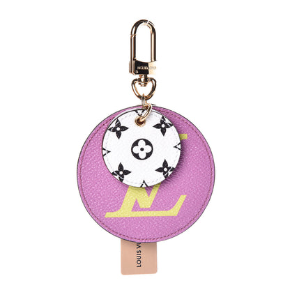 Louis Vuitton Monogram Giant Bag Charm Key Holder Pink Lilac 1 of 3